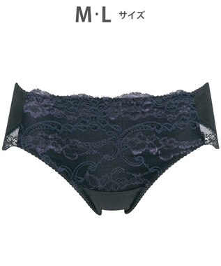 Wing ショーツ　  ハーフ　ハイレッグ　ウイング／ワコール　KF3306 ブラック