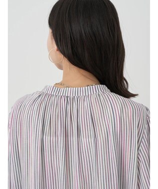 earth music&ecology マルチストライプワンピース Off White