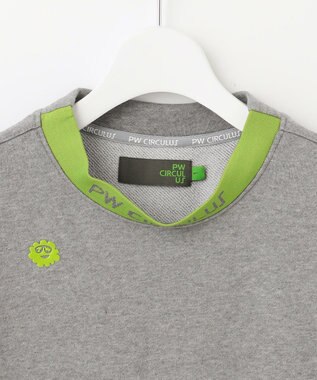 PW CIRCULUS 【WOMEN】アスレジャー 裏毛 モックネック ワンピース ライトグレー系