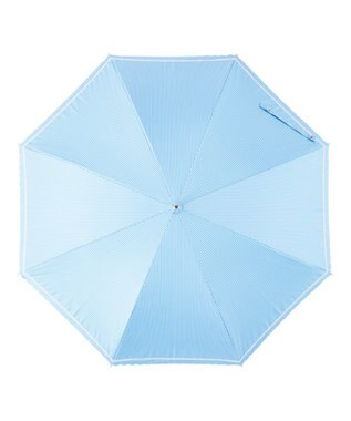 MOONBAT estaa 晴雨兼用 長傘 ストライプ 日傘 遮光 遮熱 UV ペールスカイ