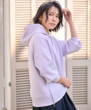 ANY L 【洗濯機可】ダンボールパーカー ラベンダー