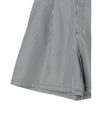 earth music&ecology タックショートパンツ Gingham Check