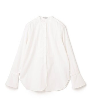 BEIGE， BAILLEUL / スタンドカラーシャツ White