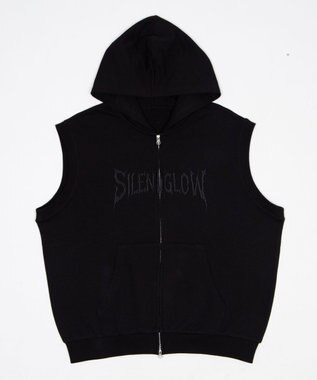 WEGO ノースリZIPパーカー ブラック