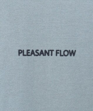 J.PRESS LADIES L ロゴ Tシャツ ダルブルー系