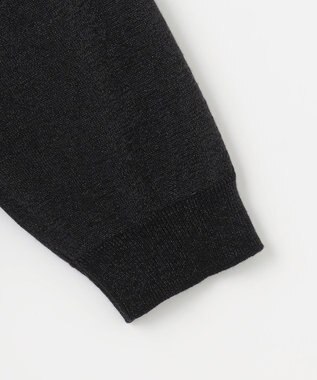 組曲 S 【WEB限定・2SET】5分袖ラメ入りアンサンブルニット ブラック系