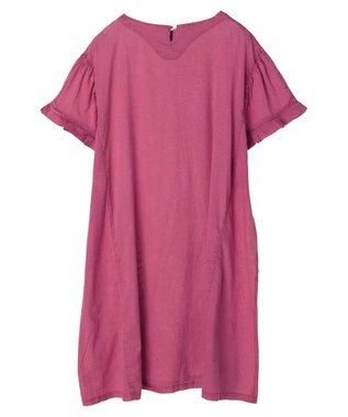 Green Parks Ｉ　ピグメント５分袖チュニック Pink