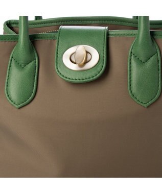 UNBILLION 【テレビ ドラマ着用アイテム】ペルケ perche / ナイロン×牛革付属ユーティリティ2wayトートS ライトオーク