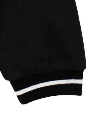 WEGO ナンバリングライン切り替えスウェット ブラックその他