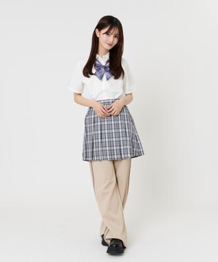 WEGO 【SCHOOL ITEM】スクールライントラックパンツ ベージュ
