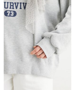 Green Parks ・ＳＵＧＡＲ　ＳＰＯＯＮ　タイガーｐｔラッフルスウェット Gray Mixture