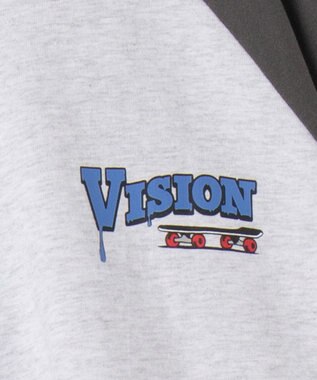 WEGO VISIONジャンクフードラグランLST ライトグレー