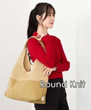 ROOTOTE 3582【ルートート】LT.ラウンド.メッシュ.ニット-A 02：ベージュ