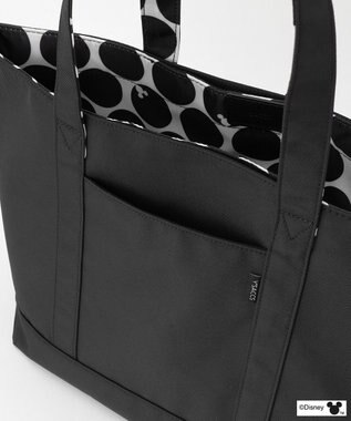Y'SACCS 【Disney Collection】シルエットプリントトートバッグ　Mサイズ ブラック