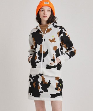 PW CIRCULUS 【WOMEN】ピント柄 ニットスカート カーキ系5