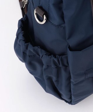 LA BAGAGERIE 【MONICA】ポーチ付き4WAYリュックサック ネイビー