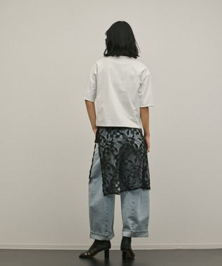 GRACE CONTINENTAL レイヤードロゴＴシャツ ホワイト