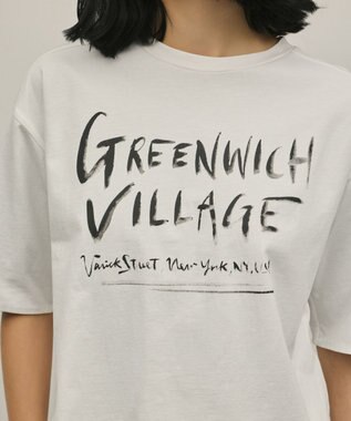 GRACE CONTINENTAL レイヤードロゴＴシャツ ホワイト