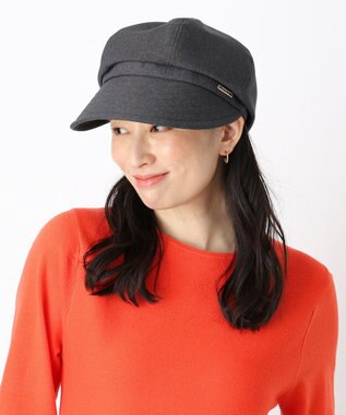  FURLA(フルラ) ワンポントプレート キャスケット／UV 手洗い可 日本製 サイズ調整 防菌防臭