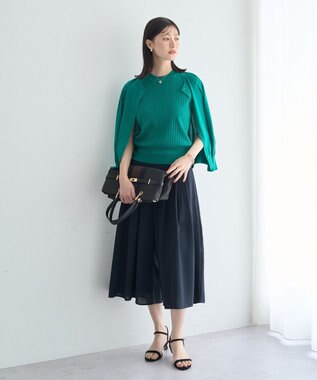 YECCA VECCA 【マシンウォッシャブル】カーディガン Green