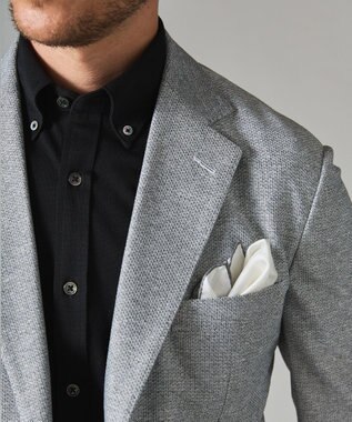 GOTAIRIKU 【吸水速乾/ウォッシャブル】ノルマンディーリネン カーディガンジャケット（24年モデル） ライトグレー系