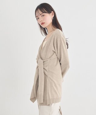 earth music&ecology カシュクールムスビニット Beige