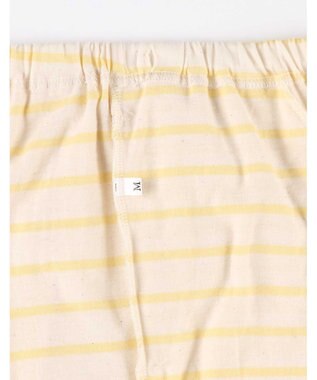 une nana cool 【綿100%】コットンボーダーパジャマ MADE WITH LIBERTY FABRIC イエロー