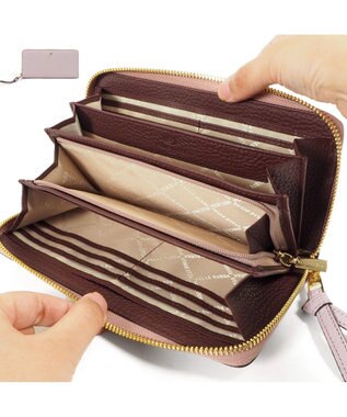 PELLE BORSA ラウンドファスナー長財布 Reinette Goods レネットグッズ 4743 ライラック