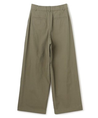 UNFILO アシンメトリー ラップパンツ カーキ