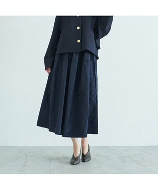 MODE ET JACOMO <carino>カバードポインテッドトゥパンプス ダークグレー