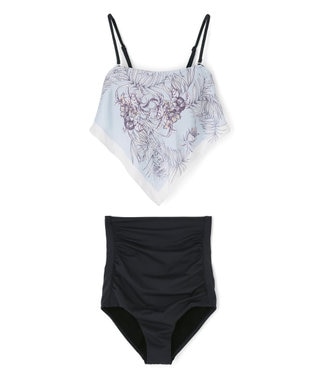 San-ai Resort（三愛水着楽園） 【ナチュラルシェイプスイム　ライト】　スカーフ風ノンワイヤービキニ　9M・11L　【San-ai Resort（サンアイリゾート）】