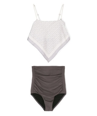 San-ai Resort（三愛水着楽園） 【ナチュラルシェイプスイム　ライト】　スカーフ風ノンワイヤービキニ　9M・11L　【San-ai Resort（サンアイリゾート）】