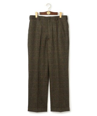 J.PRESS MEN 【J.PRESS ORIGINALS】Lambs Tweed New Piped Stem Slacks / Big Back Belt / Japan Made カーキ系3