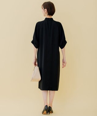 自由区 【WEB限定】ラグランタック ドレス ブラック系