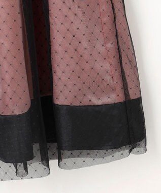 組曲 KIDS 【150-160㎝】チュールドット ドレス ピンク系5