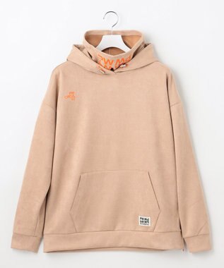 PW CIRCULUS 【MEN】スエード調 デタッチャブルフーディ ベージュ系