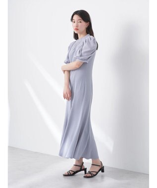 earth music&ecology リブドッキングワンピース Gray