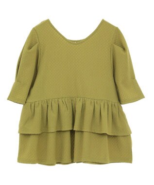 Green Parks ・ＰｅｔｉｔＦｌｅｕｒ　２ｗａｙダイヤ柄プルオーバ Green