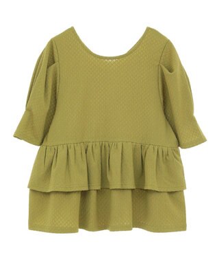 Green Parks ・ＰｅｔｉｔＦｌｅｕｒ　２ｗａｙダイヤ柄プルオーバ Green