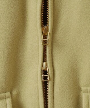 Green Parks ２ＷＡＹニットフードウールライクジャケット Yellow