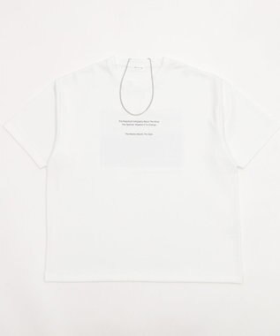 WEGO 【2点SET】アクセ付きフォトグラフィックT（SS） ホワイト