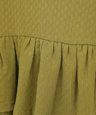 Green Parks ・ＰｅｔｉｔＦｌｅｕｒ　２ｗａｙダイヤ柄プルオーバ Green