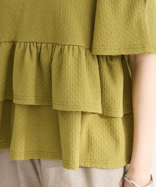 Green Parks ・ＰｅｔｉｔＦｌｅｕｒ　２ｗａｙダイヤ柄プルオーバ Green