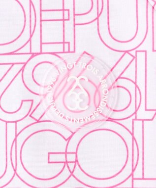 23区GOLF 【辻梨恵プロ着用】【WOMEN】ビッグロゴ モックネック ピンク系5