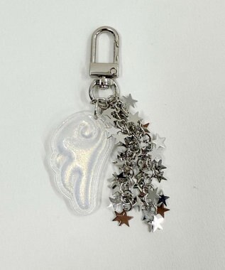 WEGO トゥインクルスターエンジェルキーホルダー ホワイト