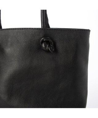 UNBILLION ペルケ perche / ソフトレザー3層2wayトート ブラック