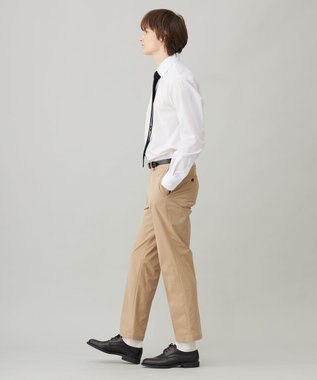 UNFILO MENS ドライ ストレッチ ドレスシャツ ホワイト