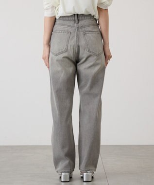 AMERICAN HOLIC ルーズストレートデニムパンツ Gray