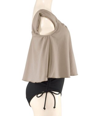 San-ai Resort（三愛水着楽園） ワンピ見えビキニ　9M・11L　【San-ai Resort（サンアイリゾート）】 グレー