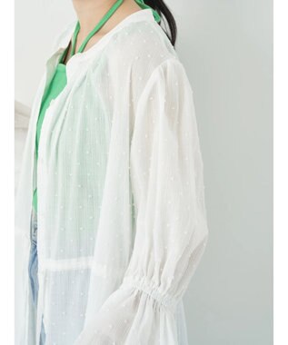 earth music&ecology ドットドビーワンピース Off White